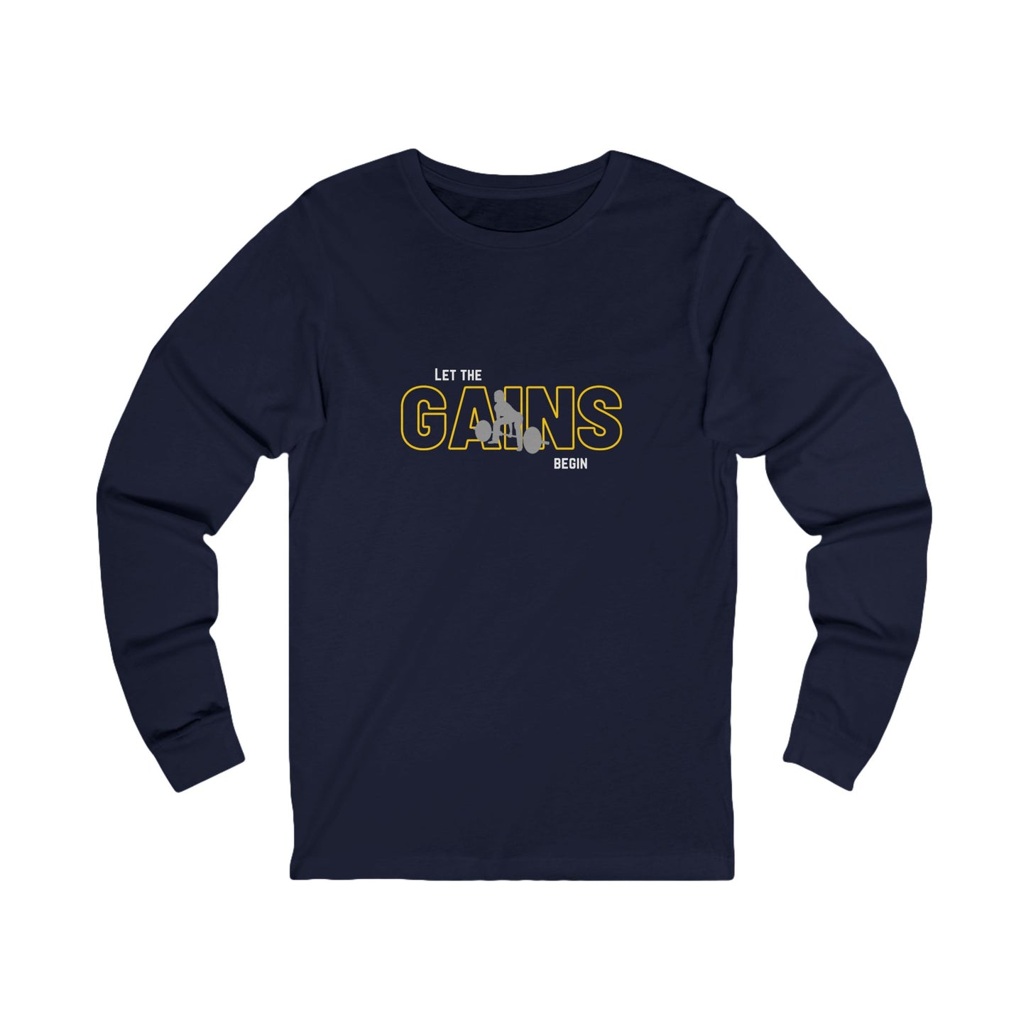 'Let the Gains Begin' Women's Long Sleeve