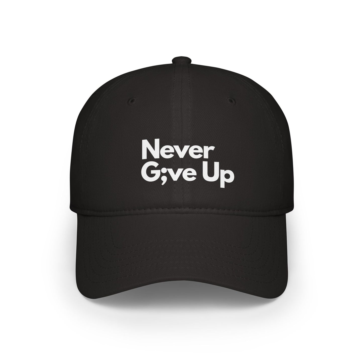 Never Give Up Baseball Cap