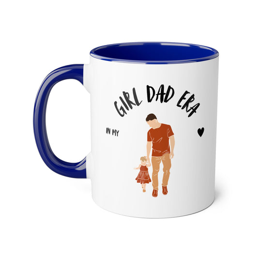 Girl Dad Era 2 Tone Mug