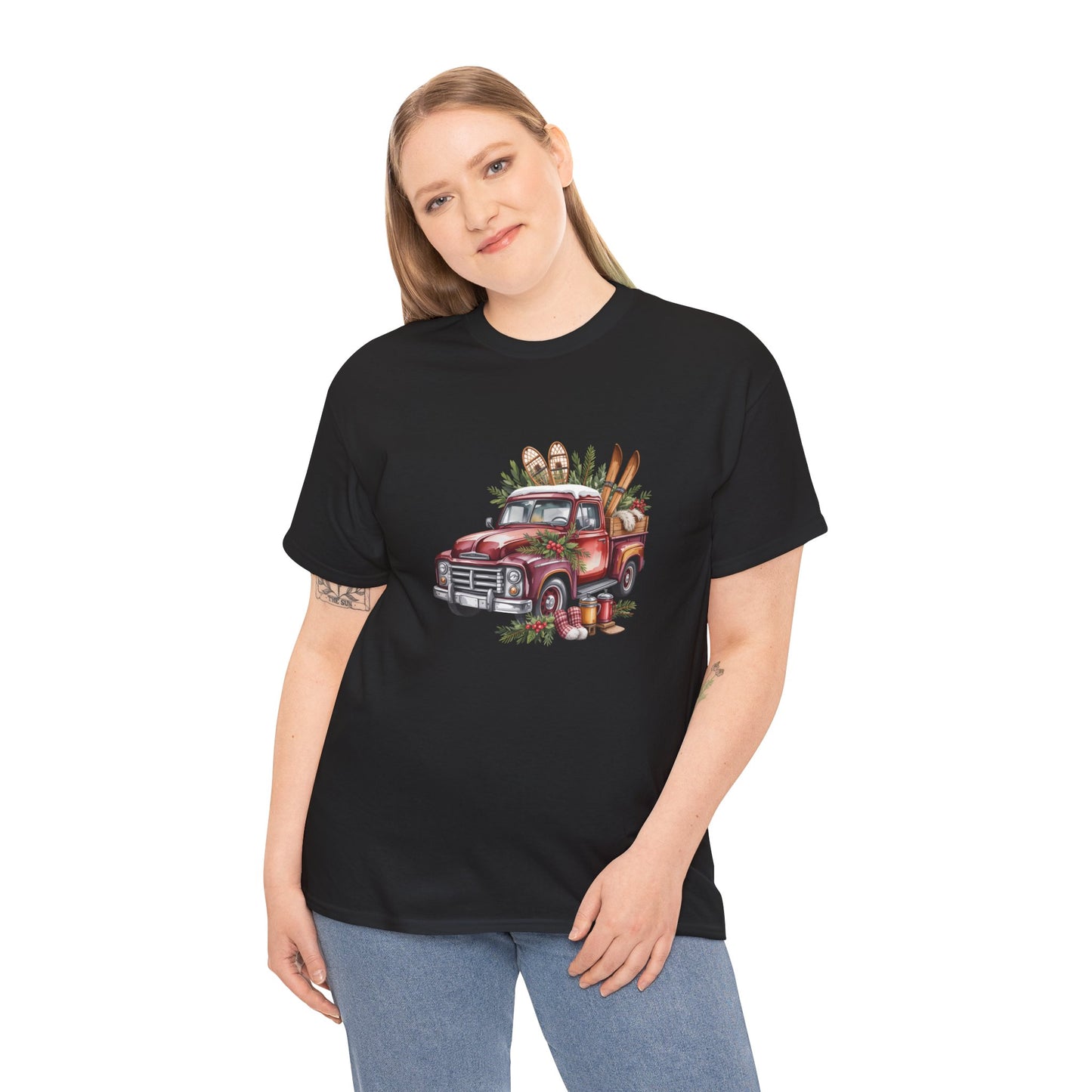 Retro Holiday Truck Women's T-Shirt