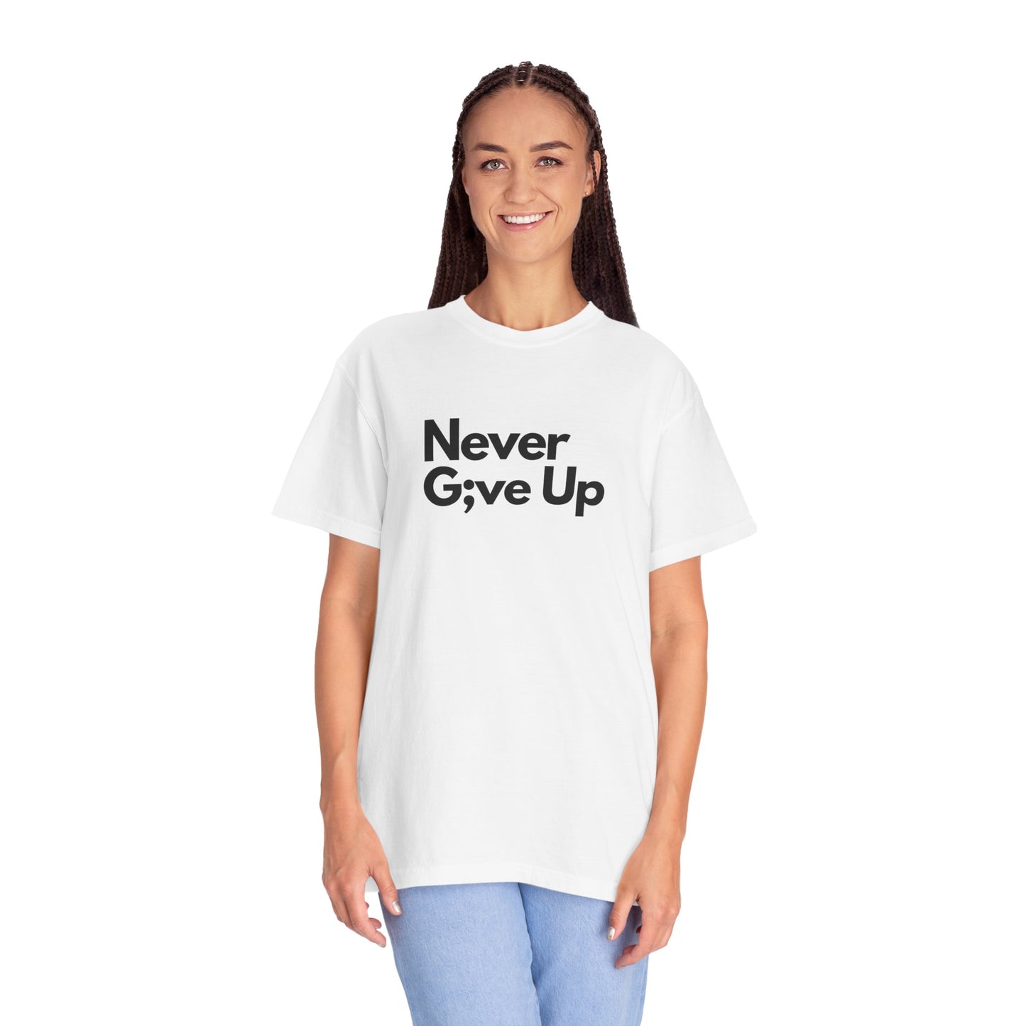 Never G;ve Up Women's T-Shirt