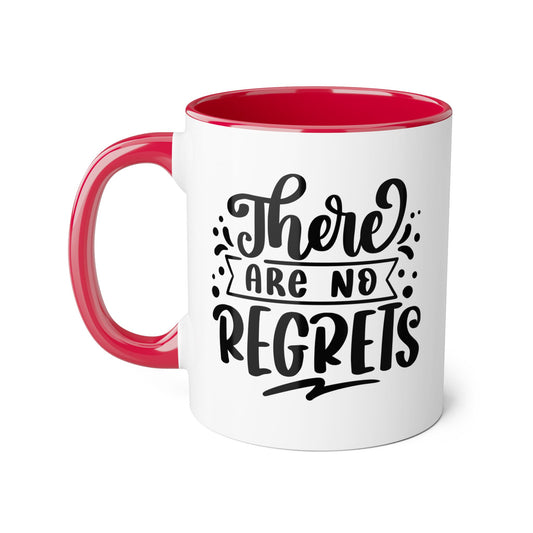 No Regrets 2 Tone Mug