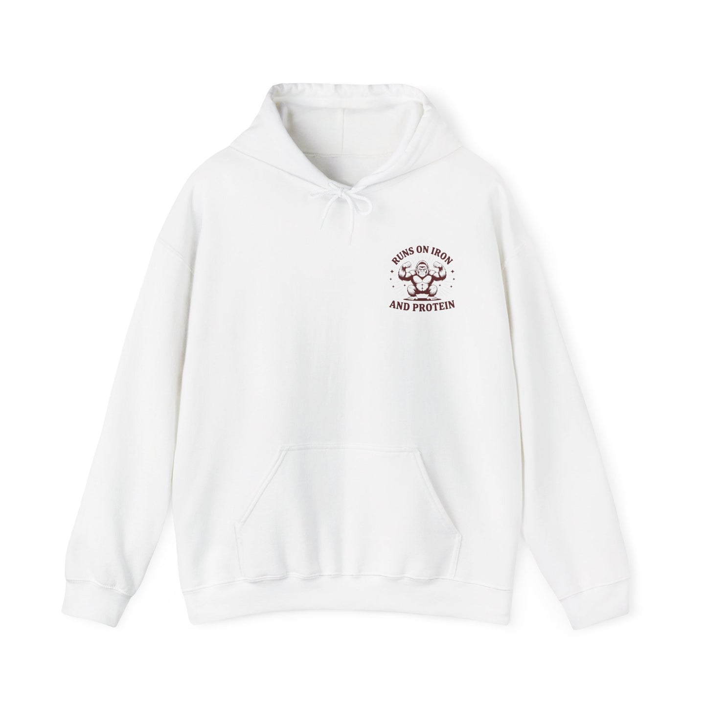 Runs on Iron and Protein Hoodie