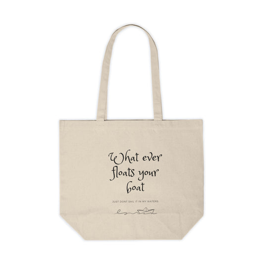 What Floats Your Boat Canvas Bag