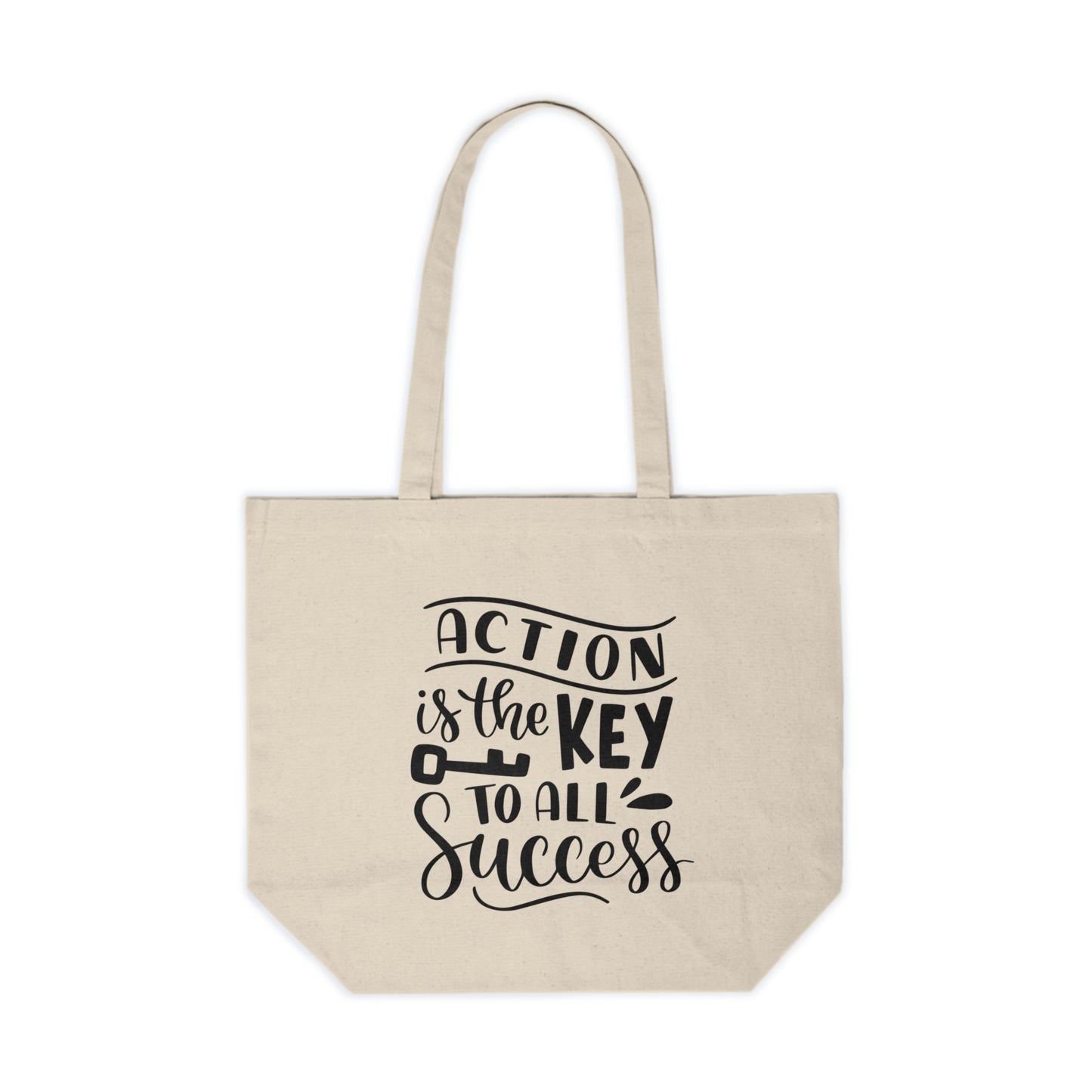 Action Key Success Canvas Bag