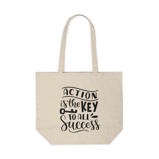 Action Key Success Canvas Bag