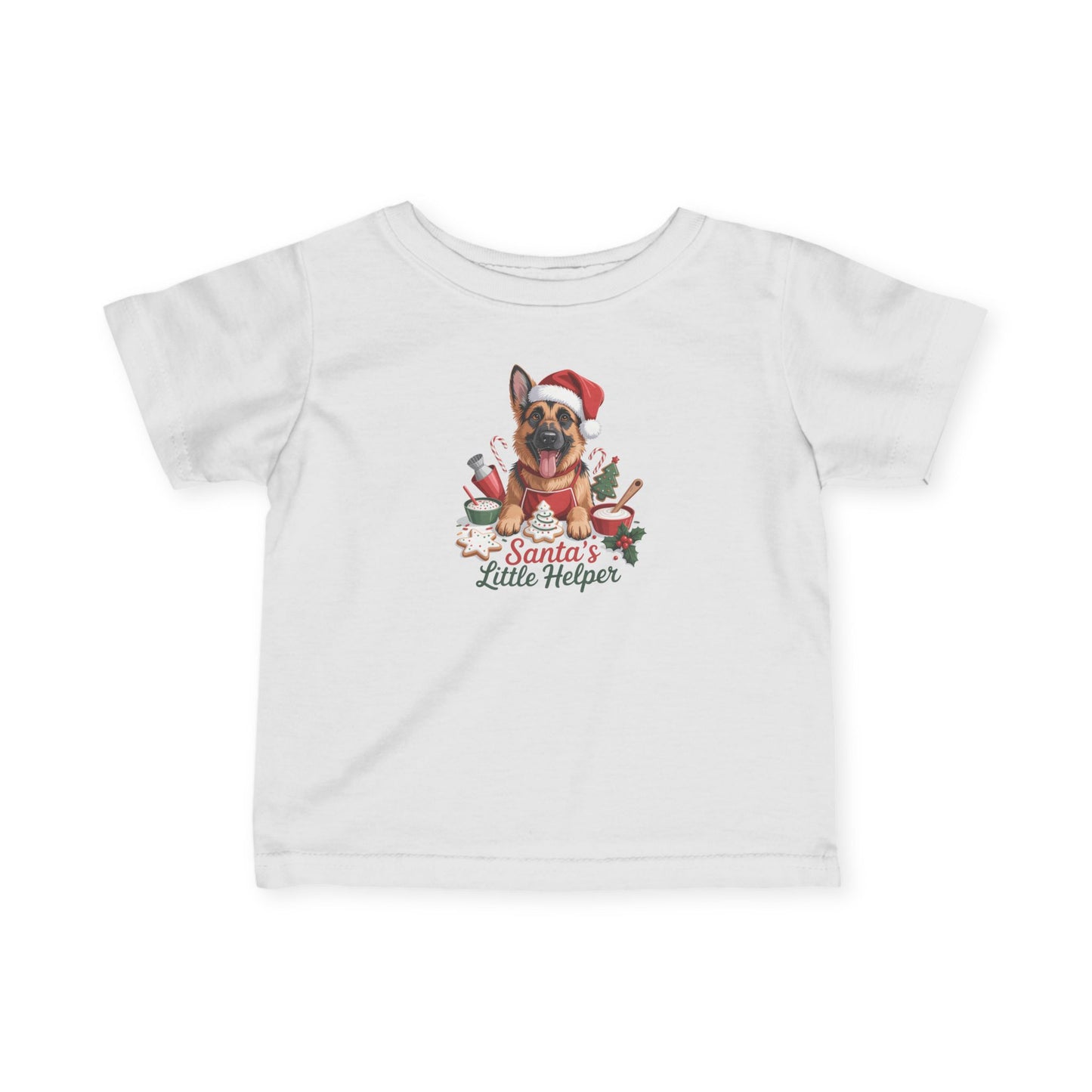 German Shepherd Holiday Infant T-Shirt