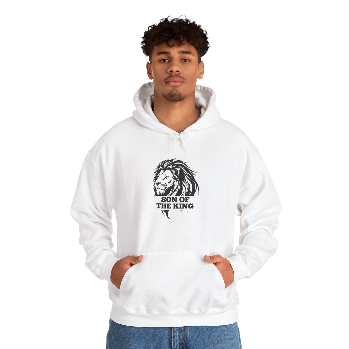 Lion - Son of the King - Christian Men's Hoodie