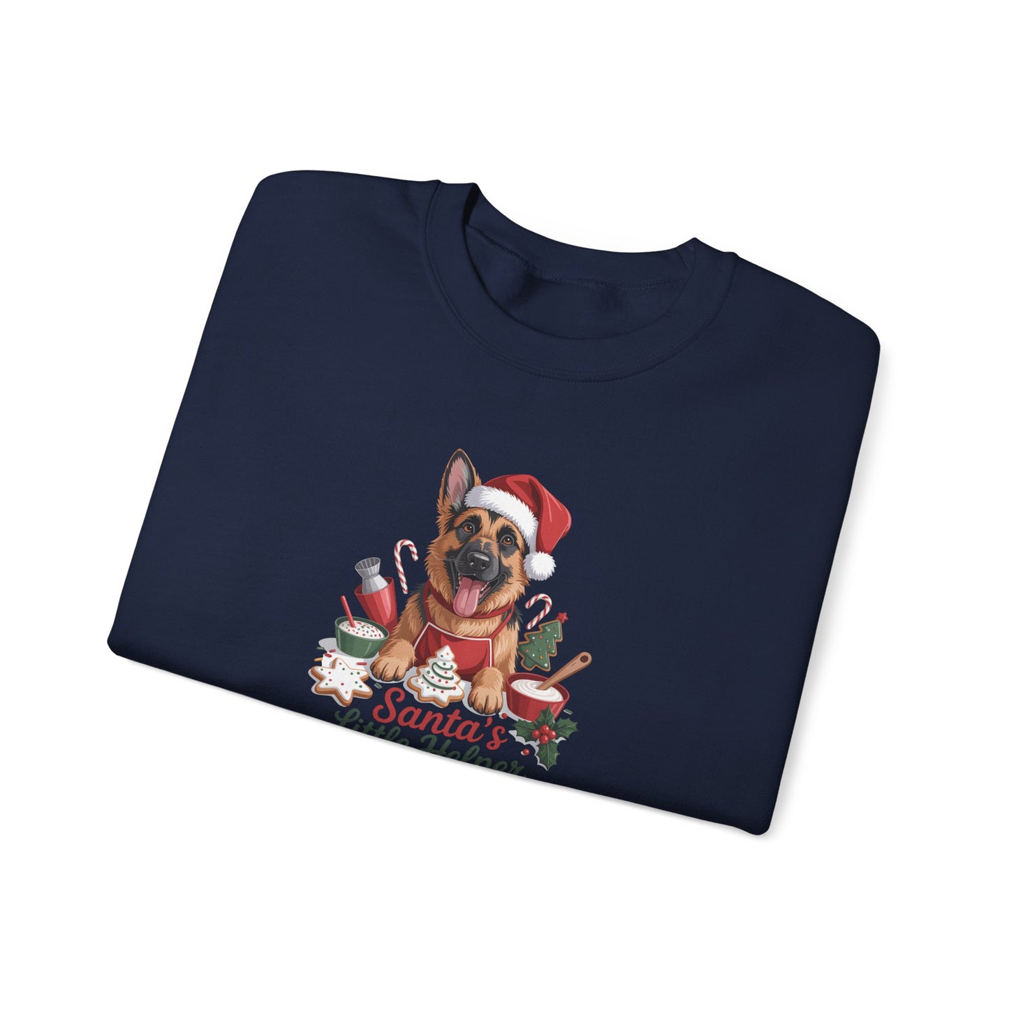 German Shepherd Holiday Women's Crewneck