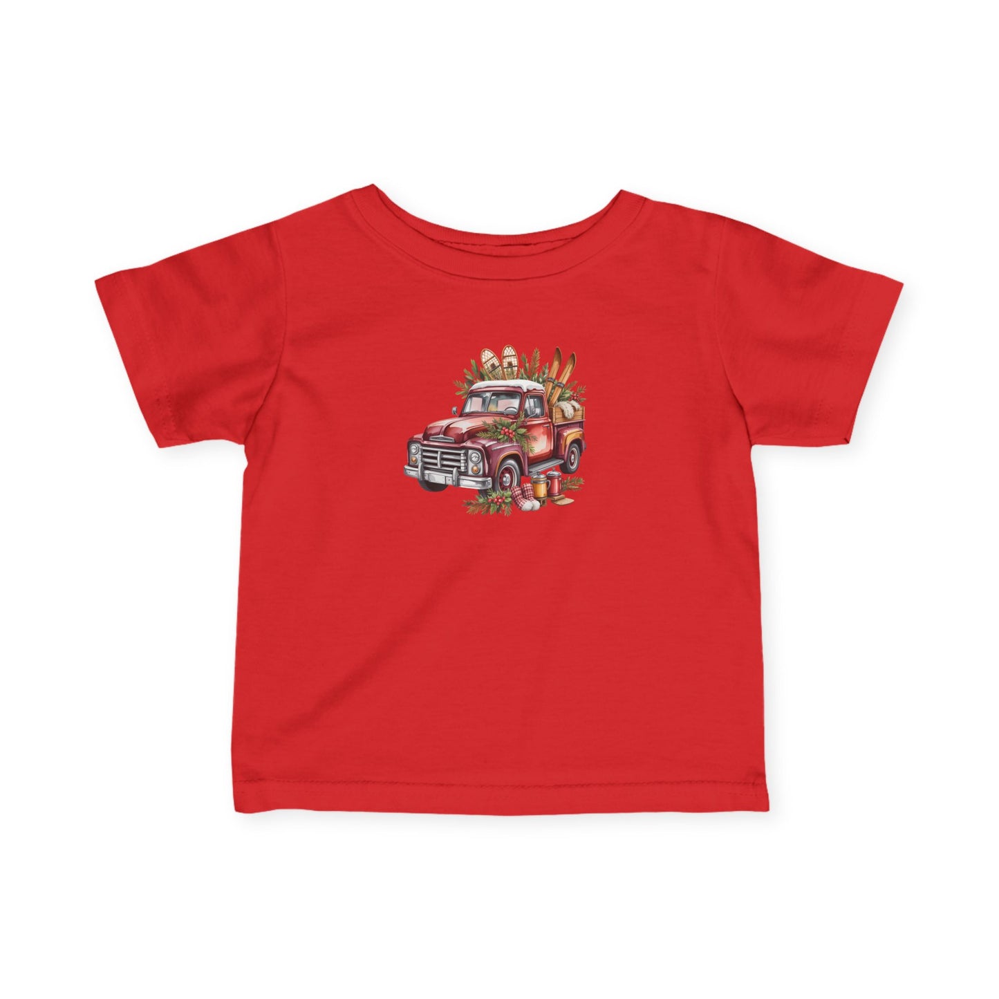 Retro Holiday Truck Infant Tee