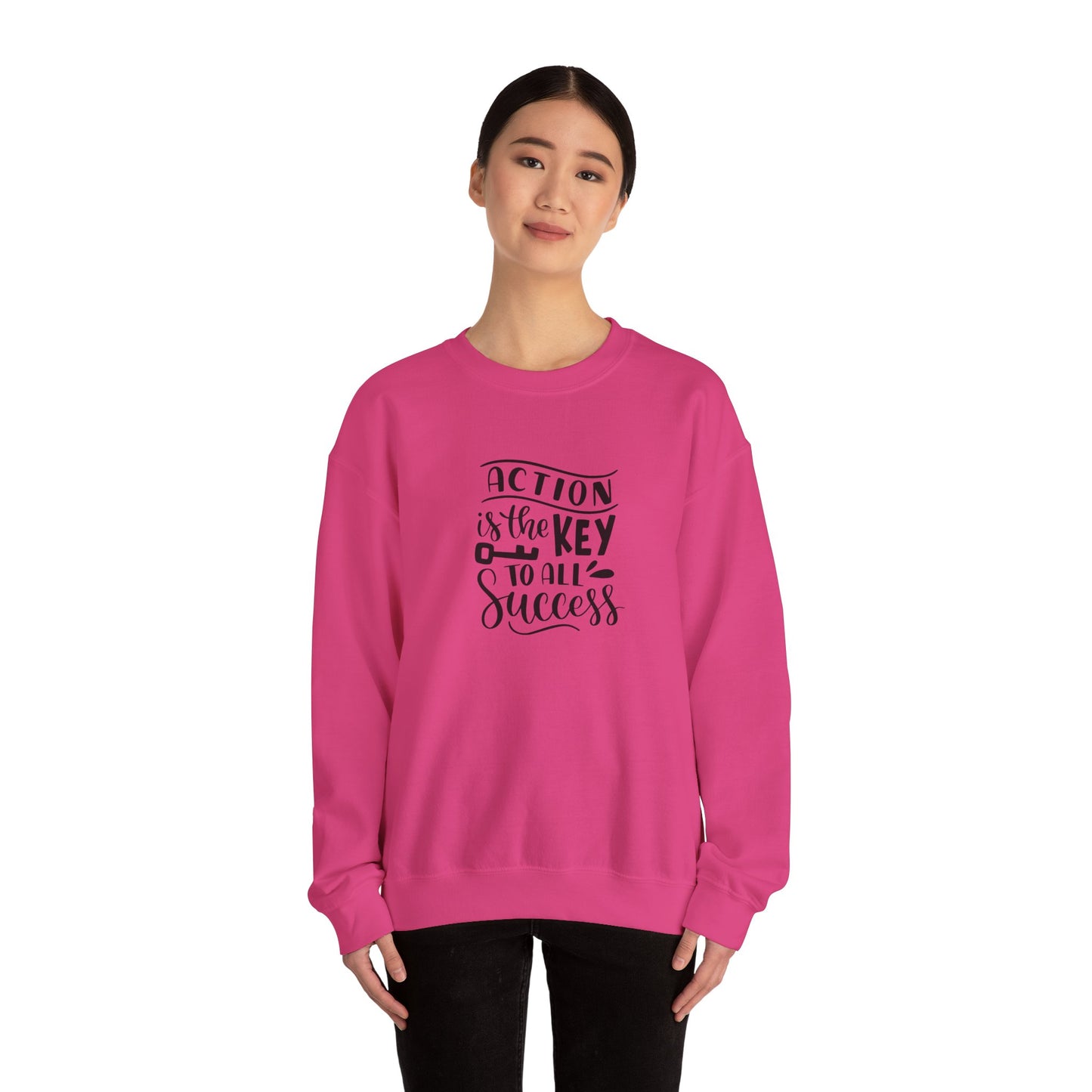 Action Key to Success Women's Crewneck
