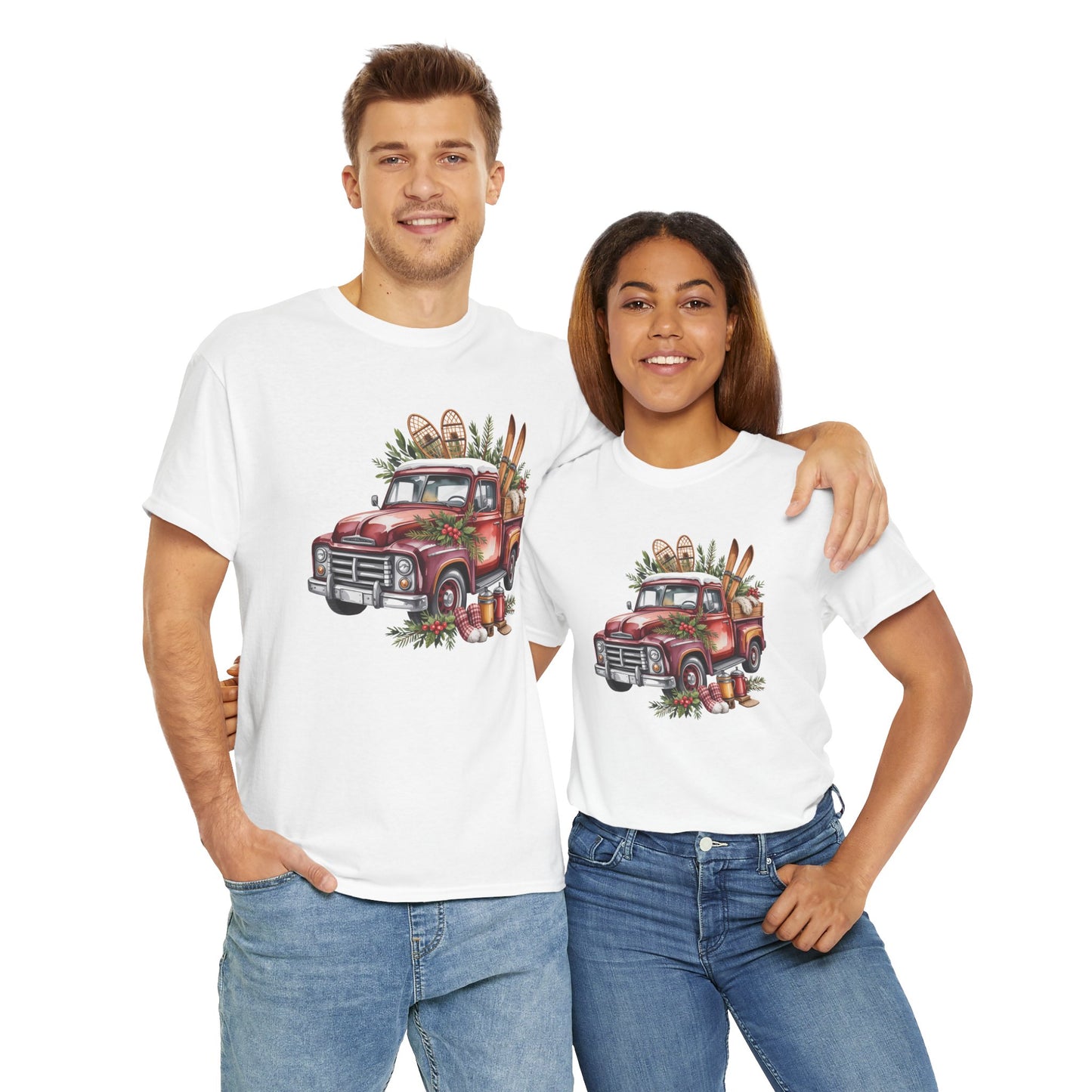 Retro Holiday Truck Men's T-Shirt