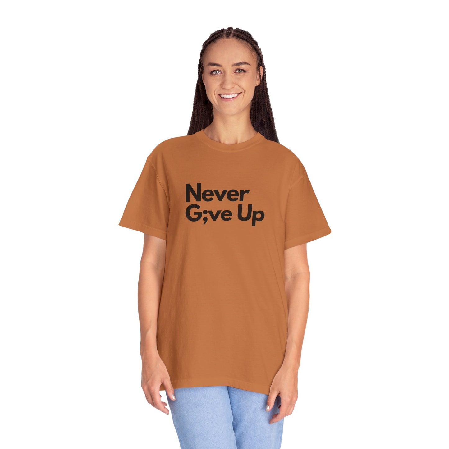 Never G;ve Up Women's T-Shirt