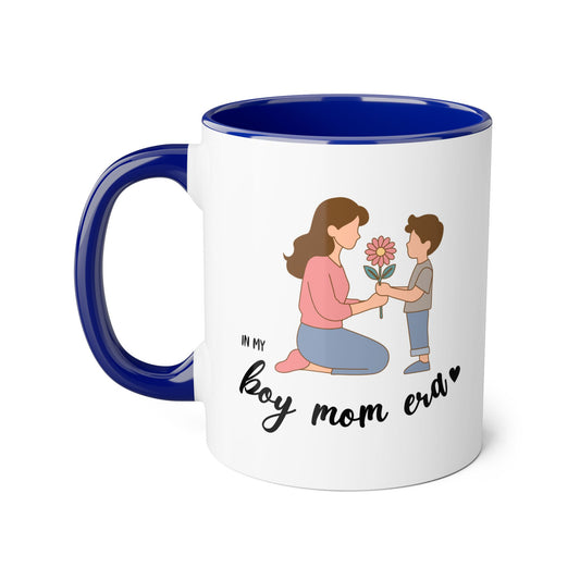 Boy Mom Era 2 Tone Mug