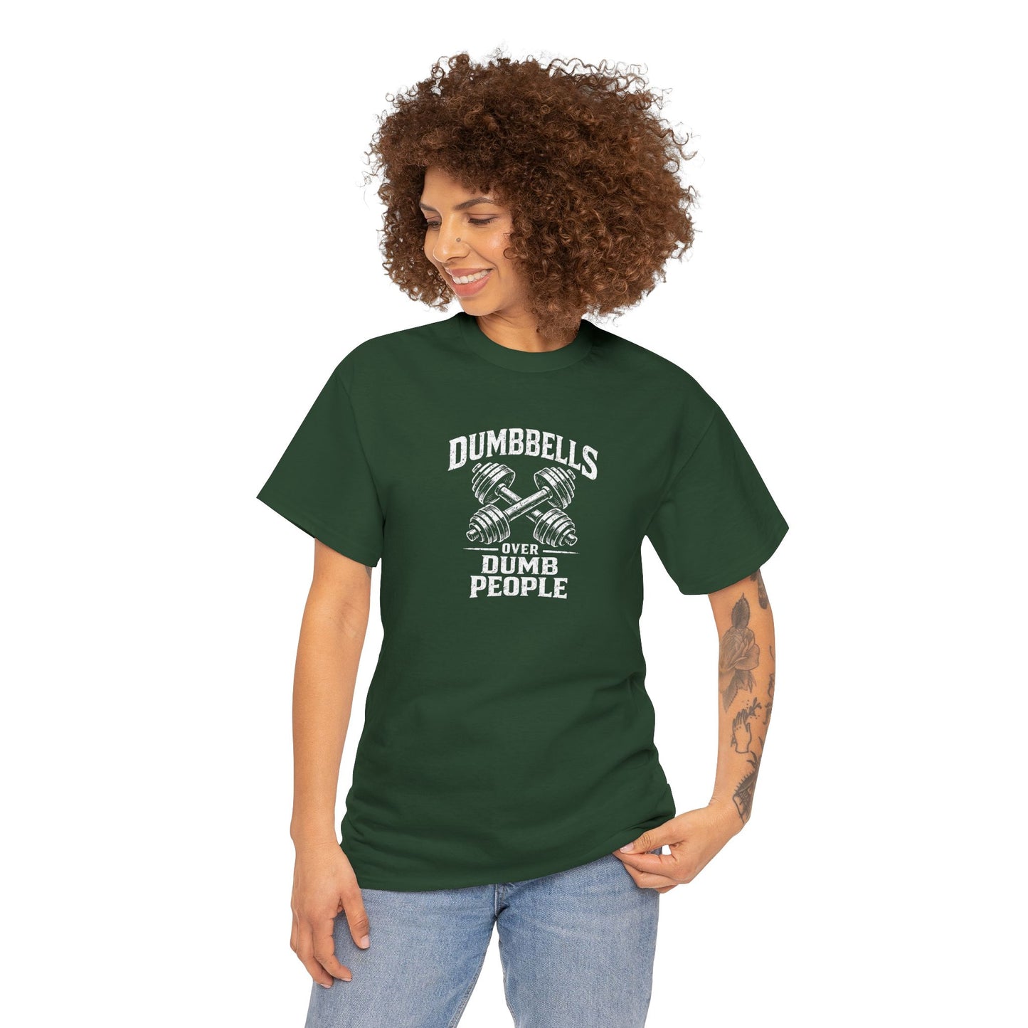 Dumbbells Over Dumb People T-Shirt