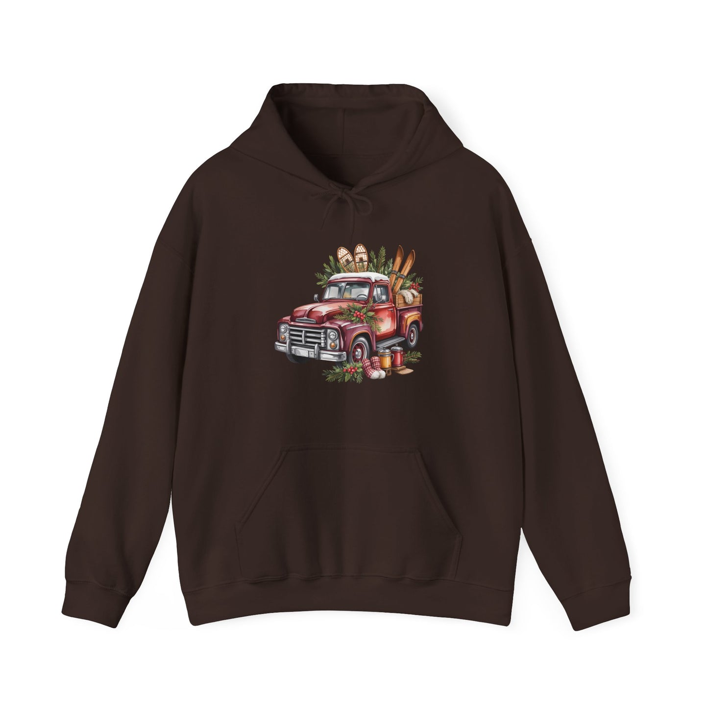 Retro Holiday Truck Hoodie