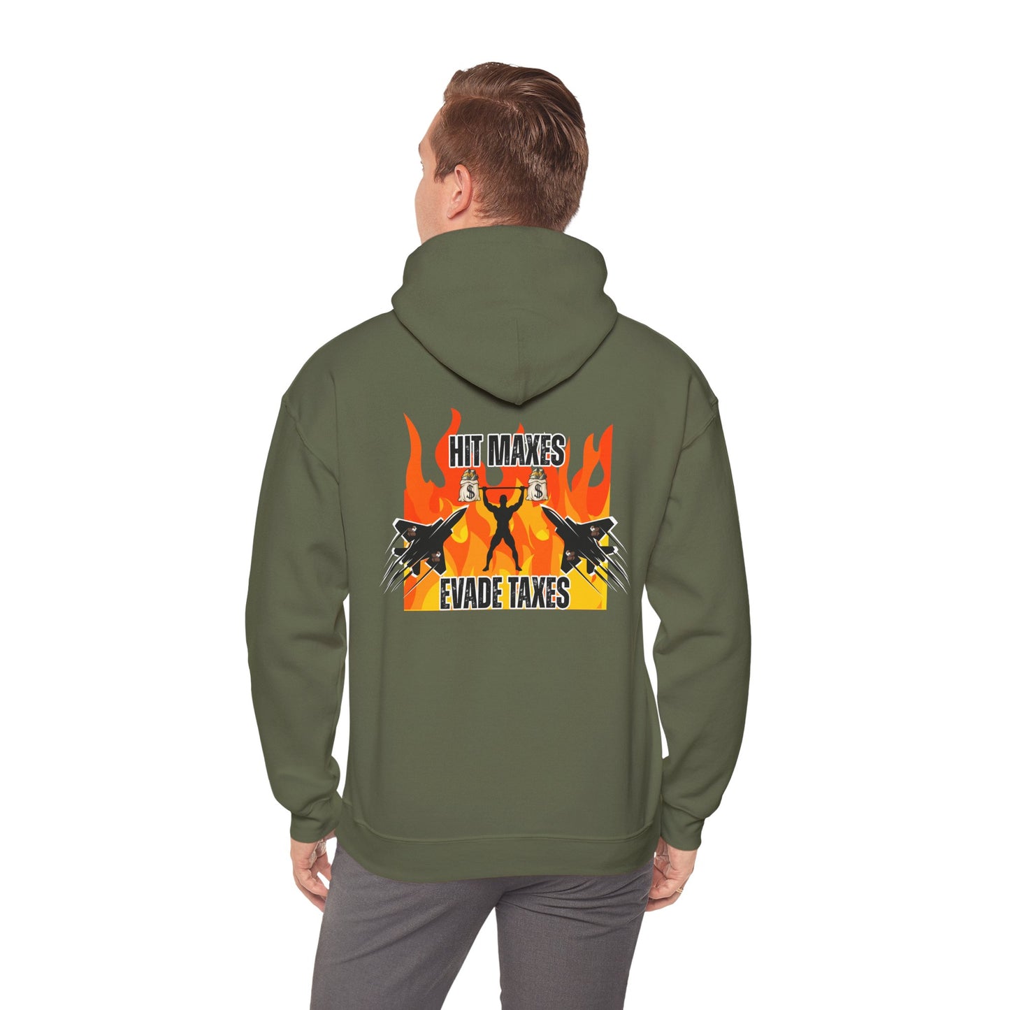 Hit Maxes Evade Taxes Men's Hoodie