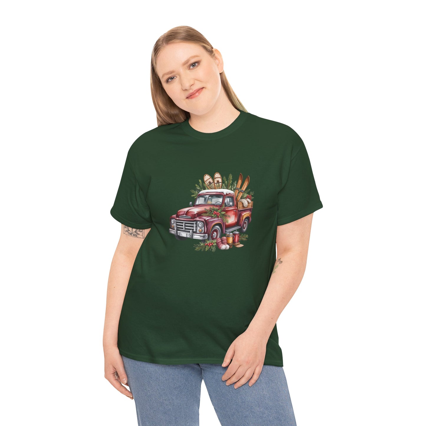Retro Holiday Truck Women's T-Shirt