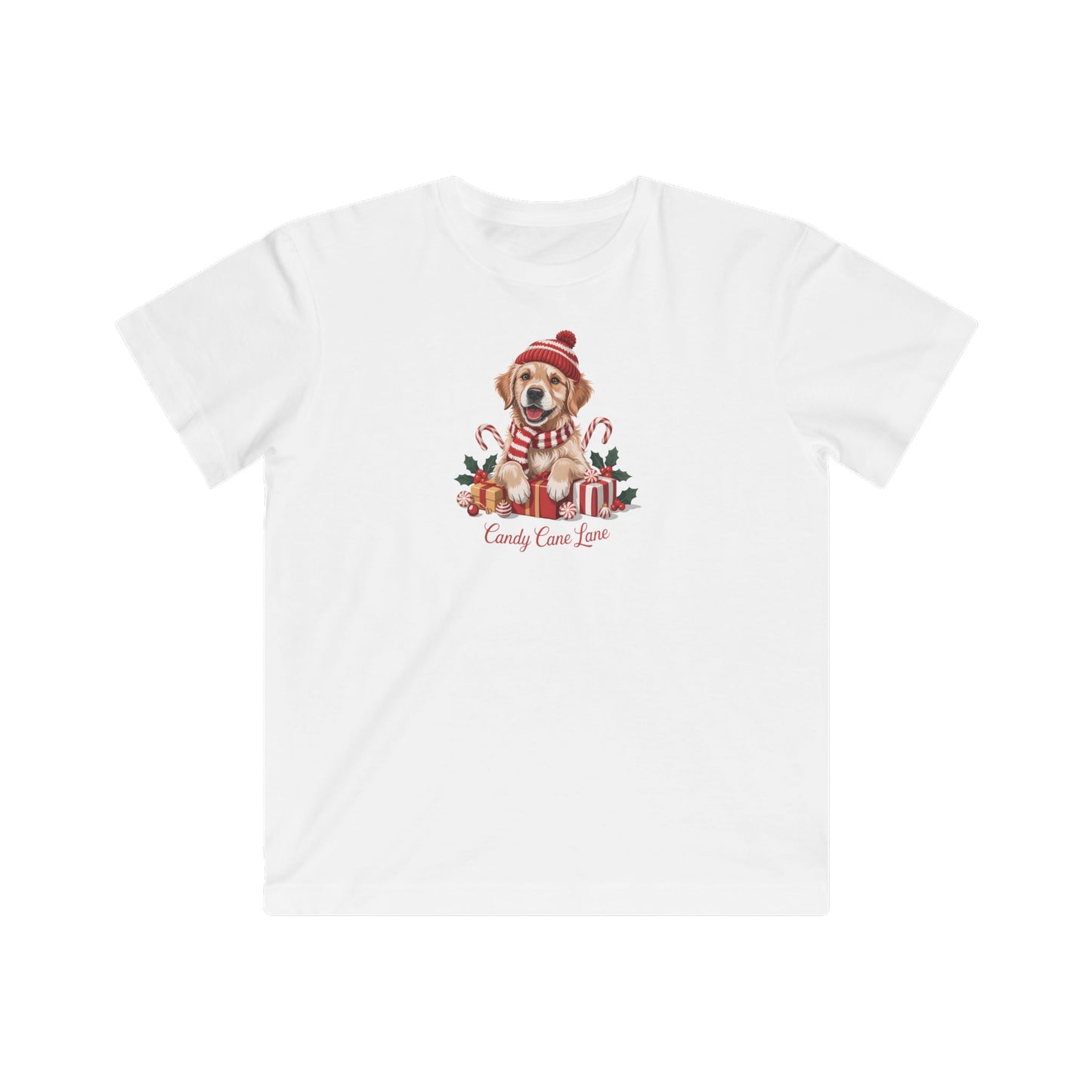 Golden Retriever Holiday Kid's T-Shirt